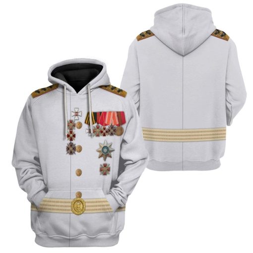 Hoodie Custom Aleksandr Kolchak Apparel HD-TT2391905 3D Custom Fleece Hoodies