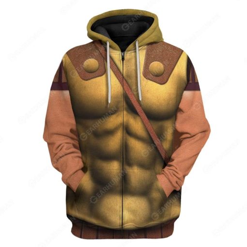 Hoodie Custom Alexander the Great Apparel HD-DT2491902 3D Custom Fleece Hoodies Zip Hoodie S