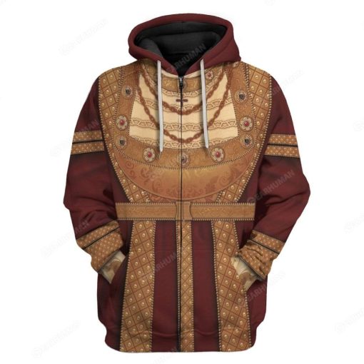 Hoodie Custom Anne of Cleves Apparel HD-DT18101917 3D Custom Fleece Hoodies Zip Hoodie S