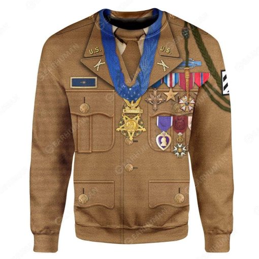 Hoodie Custom Audie Murphy Apparel HD-DT2391901 3D Custom Fleece Hoodies Long Sleeve S