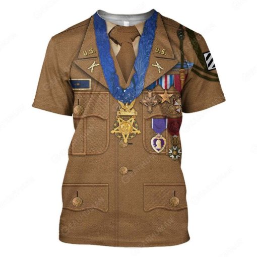 Hoodie Custom Audie Murphy Apparel HD-DT2391901 3D Custom Fleece Hoodies T-Shirt S