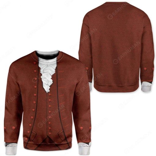 Hoodie Custom Benjamin Franklin Apparel HD-DT3081919 3D Custom Fleece Hoodies