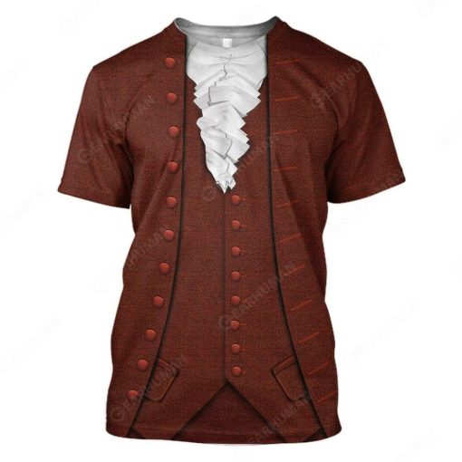 Hoodie Custom Benjamin Franklin Apparel HD-DT3081919 3D Custom Fleece Hoodies T-Shirt S