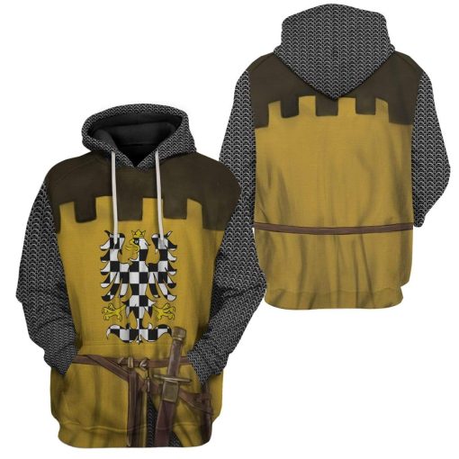 Gearhumans Hoodie Custom Bohemian Knight Apparel 5 Hoodie Custom Bohemian Knight Apparel HD-TT15101911 3D Custom Fleece Hoodies