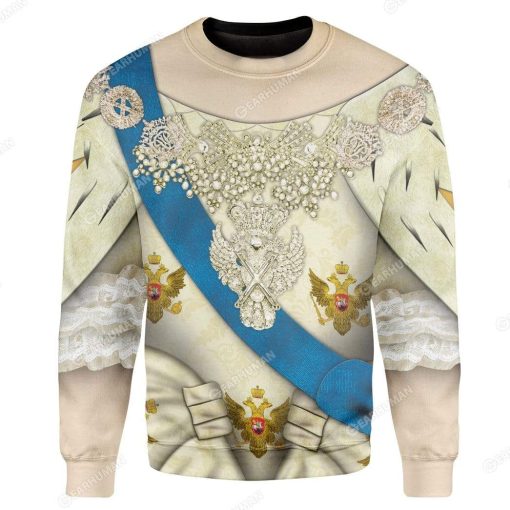 Hoodie Custom Catherine The Great Apparel HD-DT30101908 3D Custom Fleece Hoodies Long Sleeve S