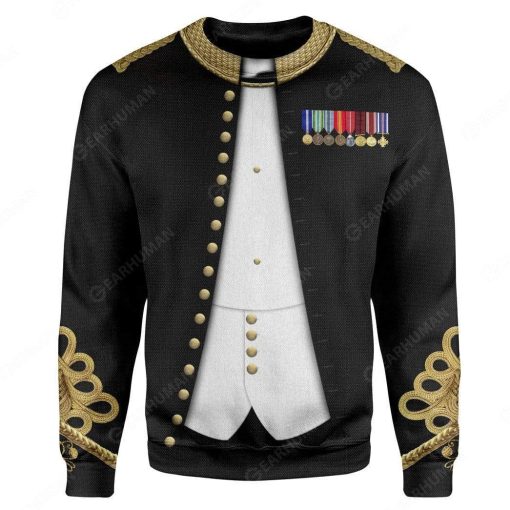 Hoodie Custom Chesty Puller Apparel HD-DT2391902 3D Custom Fleece Hoodies Long Sleeve S