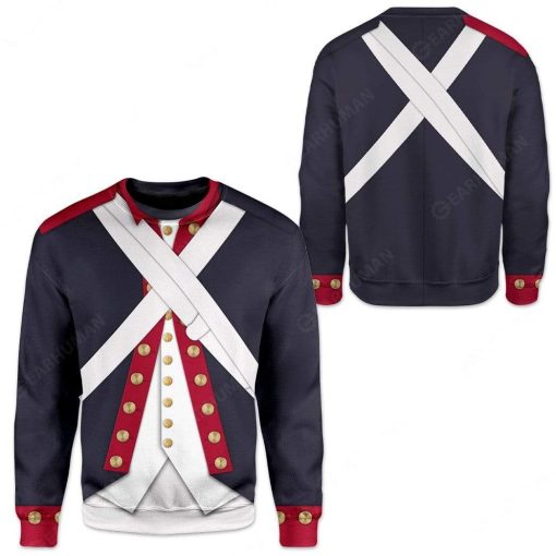 Hoodie Custom Continental Army Apparel HD-DT2791908 3D Custom Fleece Hoodies