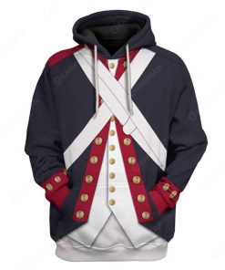 Hoodie Custom Continental Army Apparel HD-DT2791908 3D Custom Fleece Hoodies Hoodie S 