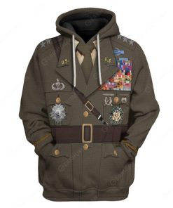 Hoodie Custom Douglas MacArthur Apparel HD-DT1991909 3D Custom Fleece Hoodies Hoodie S 