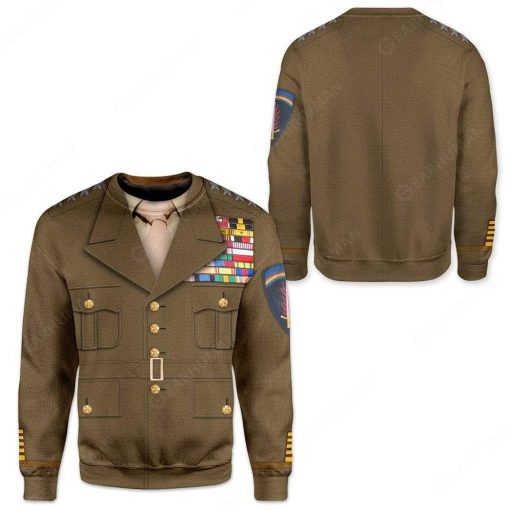 Hoodie Custom Dwight D. Eisenhower Apparel HD-DT1891909 3D Custom Fleece Hoodies