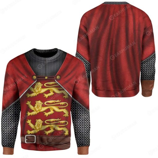 Hoodie Custom Edward I of England Apparel HD-AT11101904 3D Custom Fleece Hoodies
