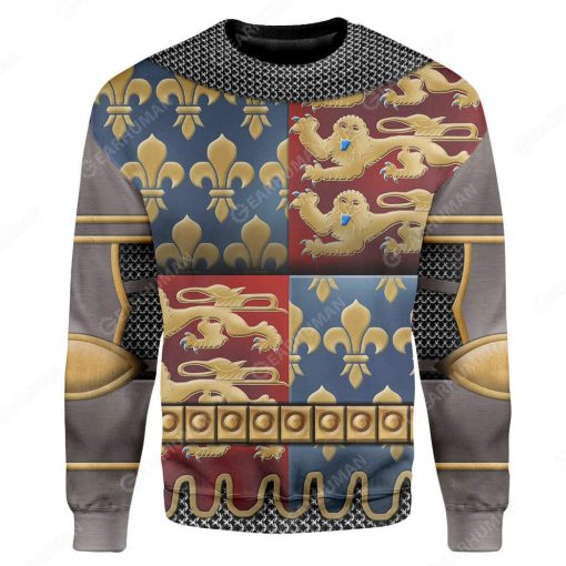 Hoodie Custom Edward III of England Apparel HD-AT11101903 3D Custom Fleece Hoodies Long Sleeve S