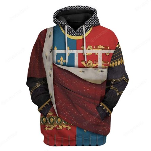 Hoodie Custom Edward IV of England Apparel HD-AT30101910 3D Custom Fleece Hoodies Hoodie S