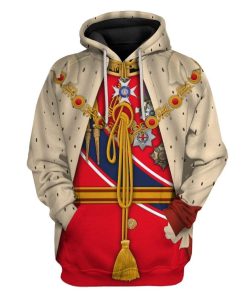Hoodie Custom Edward VII Apparel M01101 3D Custom Fleece Hoodies Hoodie S 