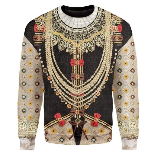 Hoodie Custom Elizabeth I of England Apparel HD-AT19101906 3D Custom Fleece Hoodies Long Sleeve S