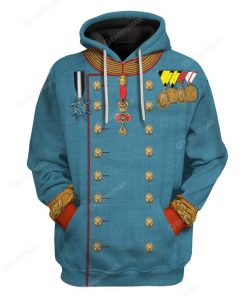 Hoodie Custom Franz Joseph I of Austria Apparel HD-AT14101915 3D Custom Fleece Hoodies Hoodie S 