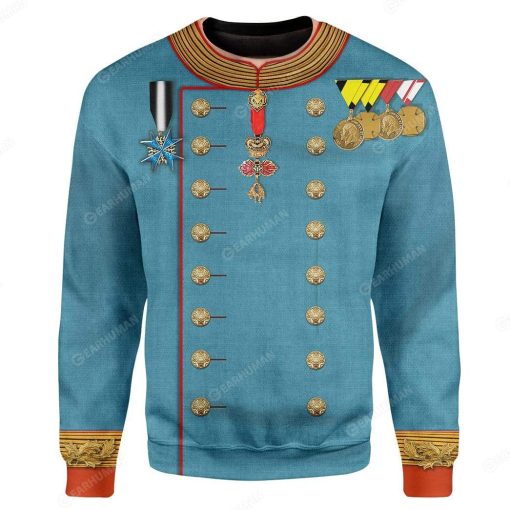 Hoodie Custom Franz Joseph I of Austria Apparel HD-AT14101915 3D Custom Fleece Hoodies Long Sleeve S