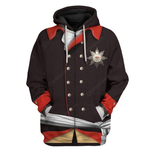 Hoodie Custom Frederick The Great Apparel HD-DT2691904 3D Custom Fleece Hoodies Zip Hoodie S