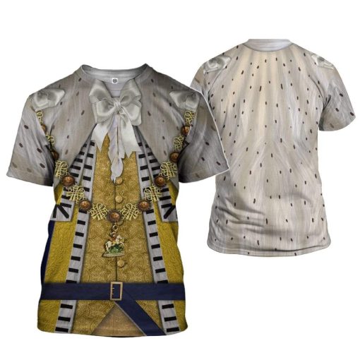 Hoodie Custom George III Apparel HD-AT03101901 3D Custom Fleece Hoodies