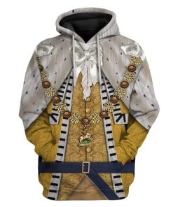 Hoodie Custom George III Apparel HD-AT03101901 3D Custom Fleece Hoodies Hoodie S 
