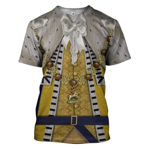 Hoodie Custom George III Apparel HD-AT03101901 3D Custom Fleece Hoodies T-Shirt S