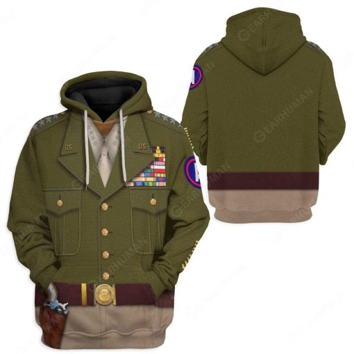 Hoodie Custom George Smith Patton Apparel HD-DT1991913 3D Custom Fleece Hoodies