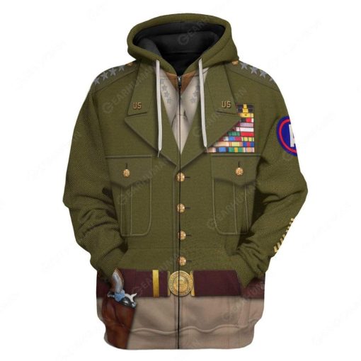Hoodie Custom George Smith Patton Apparel HD-DT1991913 3D Custom Fleece Hoodies Zip Hoodie S