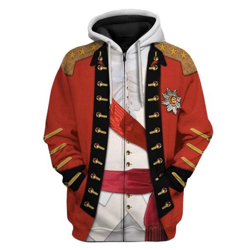 Hoodie Custom Henry Clinton Apparel T28816 3D Custom Fleece Hoodies Zip Hoodie S