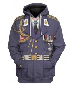Hoodie Custom Hermann Goering Apparel HD-TT3091902 3D Custom Fleece Hoodies Hoodie S 