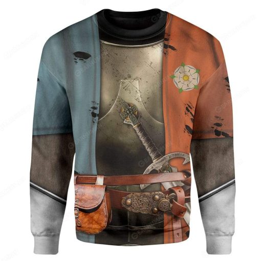 Hoodie Custom House Of Tudor Soldier Apparel HD-AT08101906 3D Custom Fleece Hoodies Long Sleeve S