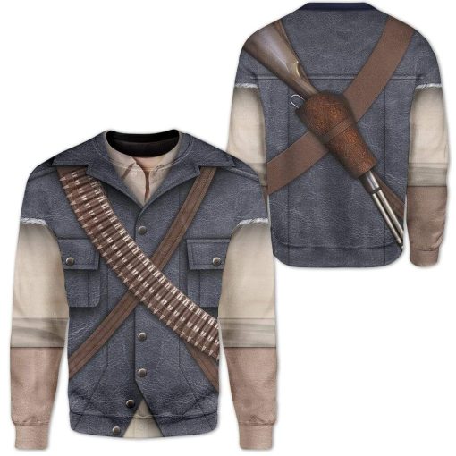 Hoodie Custom John Marston Apparel HD-DT17101907 3D Custom Fleece Hoodies