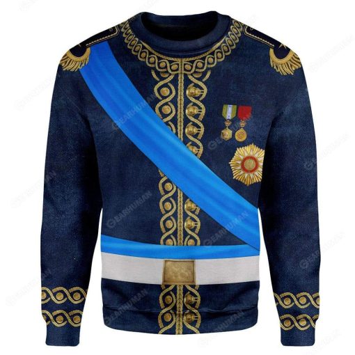 Hoodie Custom Jos?? de San Mart??n Apparel HD-DT2691911 3D Custom Fleece Hoodies Long Sleeve S