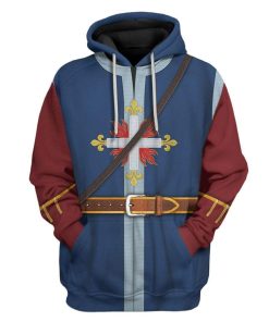 Hoodie Custom King's Musketeer Apparel A231005 3D Custom Fleece Hoodies Hoodie S 