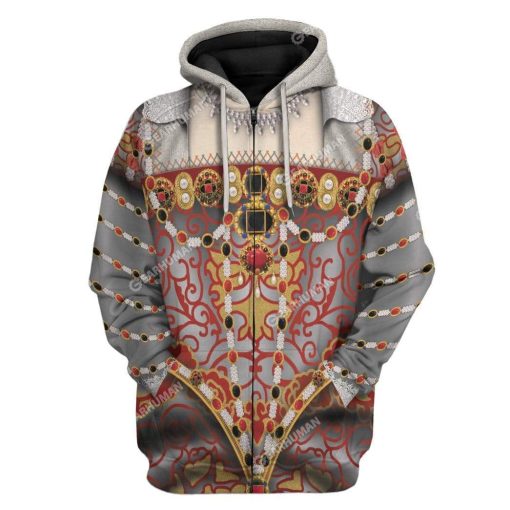 Hoodie Custom Louise of Lorraine Apparel HD-AT31101911 3D Custom Fleece Hoodies Zip Hoodie S