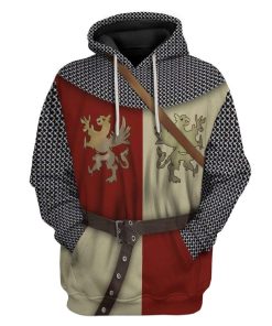 Hoodie Custom Polish Knight Apparel HD-TT15101910 3D Custom Fleece Hoodies Hoodie S 