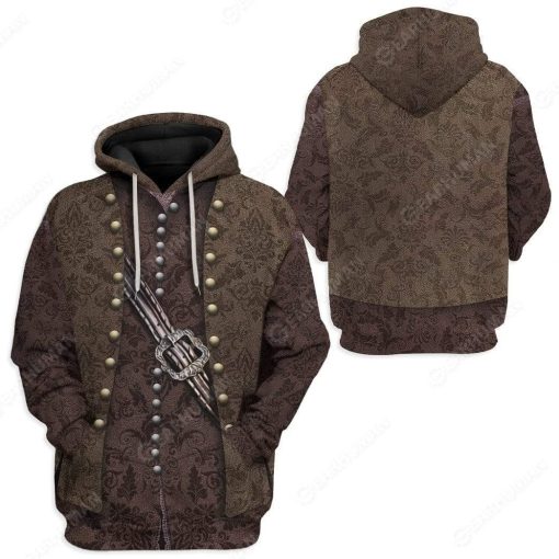 Hoodie Custom Porthos Apparel M02103 3D Custom Fleece Hoodies