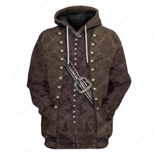 Hoodie Custom Porthos Apparel M02103 3D Custom Fleece Hoodies Hoodie S