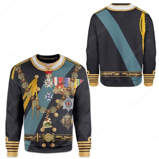 Hoodie Custom Prince Charles Apparel HD-AT04101903 3D Custom Fleece Hoodies