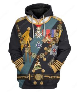 Hoodie Custom Prince Charles Apparel HD-AT04101903 3D Custom Fleece Hoodies Hoodie S 