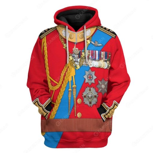 Hoodie Custom Prince Phillip Apparel H26906 3D Custom Fleece Hoodies Hoodie S