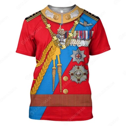 Hoodie Custom Prince Phillip Apparel H26906 3D Custom Fleece Hoodies T-Shirt S