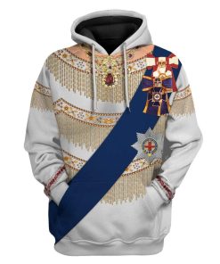 Hoodie Custom Queen Elizabeth II Apparel HD-AT19101901 3D Custom Fleece Hoodies Hoodie S 
