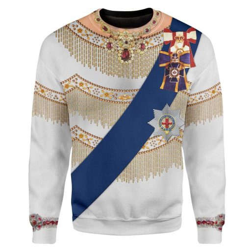 Hoodie Custom Queen Elizabeth II Apparel HD-AT19101901 3D Custom Fleece Hoodies Long Sleeve S
