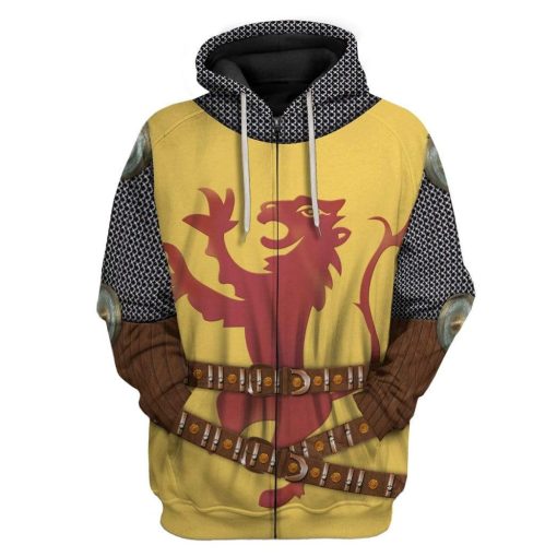 Hoodie Custom Robert the Bruce Apparel HD-TA17101904 3D Custom Fleece Hoodies Zip Hoodie S