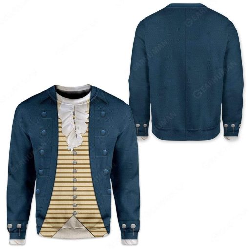 Hoodie Custom Thomas Jefferson Apparel HD-DT0591906 3D Custom Fleece Hoodies