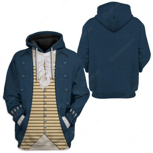 Hoodie Custom Thomas Jefferson Apparel HD-DT0591906 3D Custom Fleece Hoodies