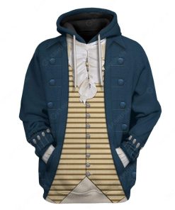 Hoodie Custom Thomas Jefferson Apparel HD-DT0591906 3D Custom Fleece Hoodies Hoodie S 