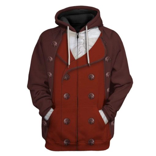 Hoodie Custom Thomas Paine Apparel HD-DT2491904 3D Custom Fleece Hoodies Zip Hoodie S