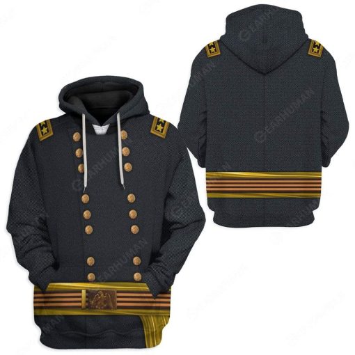 Hoodie Custom Ulysses Simpson Grant Apparel HD-DT2191903 3D Custom Fleece Hoodies