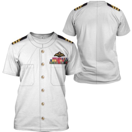 Hoodie Custom White Uniforms Of The Royal Navy Apparel HD-AT15101901 3D Custom Fleece Hoodies